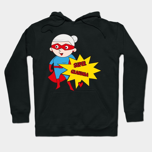 Super grandma 1 Hoodie by grafart